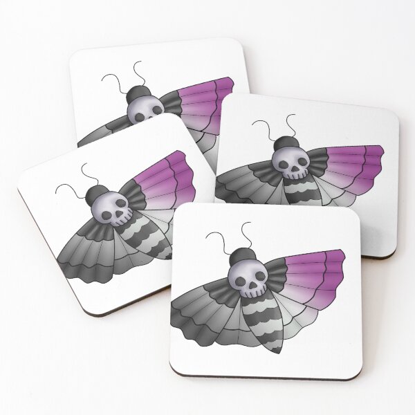 Item preview, Pride Moth: Asexual designed and sold by mxminty.