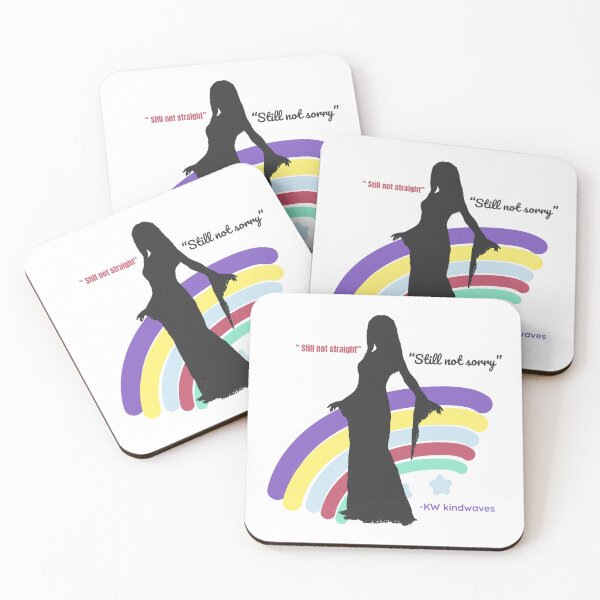 Item preview, Still Not Straight, Still Not Sorry – Queer Pride Statement Poster designed and sold by KWkindwaves.