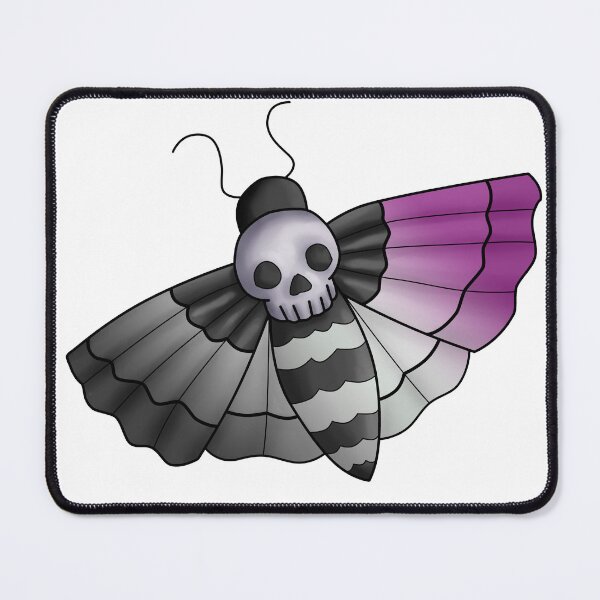 Item preview, Pride Moth: Asexual designed and sold by mxminty.