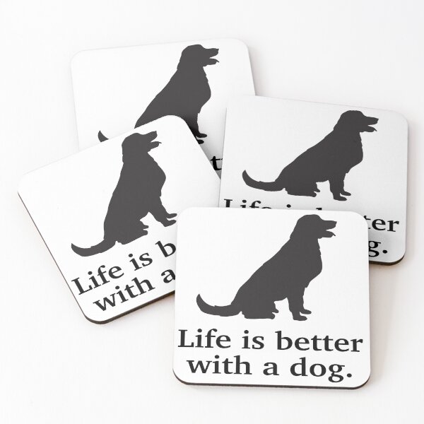 Item preview, Life is better with a dog. designed and sold by RazorBrain.