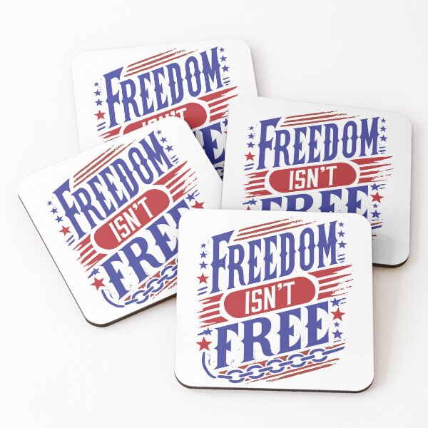 Item preview, Freedom Isn’t Free – Patriotic USA Military Tribute Design designed and sold by MiniindY Pop.