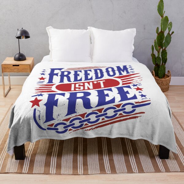 Item preview, Freedom Isn’t Free – Patriotic USA Military Tribute Design designed and sold by MiniindY Pop.