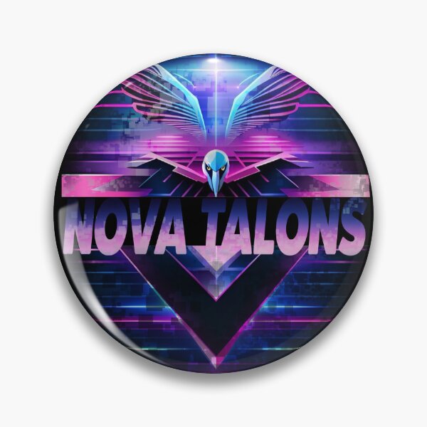 Item preview, Nova Talons – Futuristic Cyberpunk Glitch Typography Art designed and sold by Whisky1111.