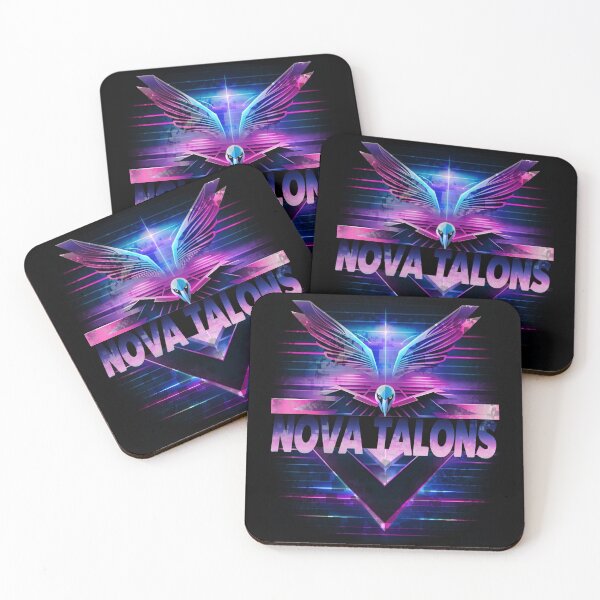 Item preview, Nova Talons – Futuristic Cyberpunk Glitch Typography Art designed and sold by Whisky1111.