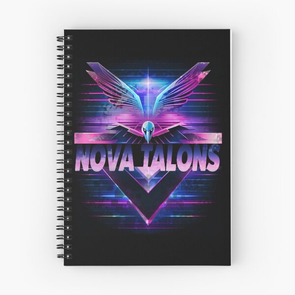 Item preview, Nova Talons – Futuristic Cyberpunk Glitch Typography Art designed and sold by Whisky1111.