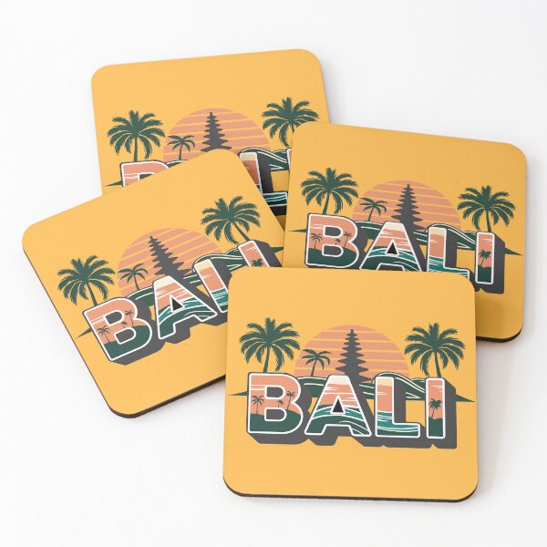 Item preview, Bali Indonesia sunset with palm trees designed and sold by NPStudio.