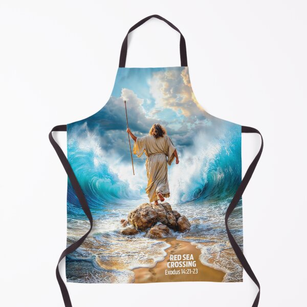 Item preview, Red Sea Crossing: Moses Parting the Waters | Exodus 14:21-23 designed and sold by AngelottiCR.