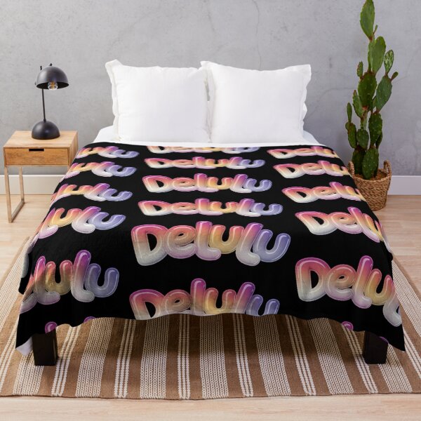 Item preview, Delulu – Colorful 3D lettering design designed and sold by VariousGoodies.