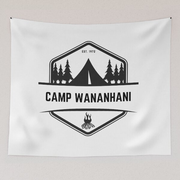Item preview, Camp Wananhani – Retro Camping Adventure Design designed and sold by BlesstB.