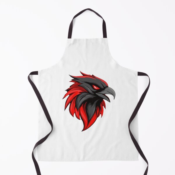 Item preview, Inferno Raven – Fiery Warrior Bird Head Logo designed and sold by Lion-Wisdom.