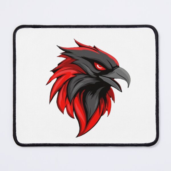 Item preview, Inferno Raven – Fiery Warrior Bird Head Logo designed and sold by Lion-Wisdom.