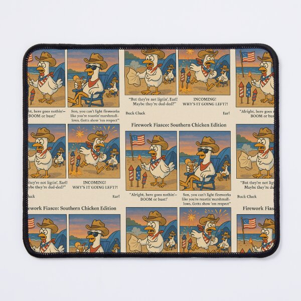 Item preview, Buck and Earl Southern Chickens Funny Fireworks Fail designed and sold by dcohea.