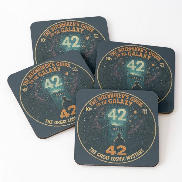 Item preview, 42 is the answer - The Hitchhiker's Guide to the Galaxy designed and sold by Random-Reality.