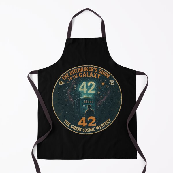 Item preview, 42 is the answer - The Hitchhiker's Guide to the Galaxy designed and sold by Random-Reality.