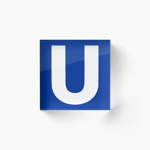 U-Bahn Berlin Acrylic Block