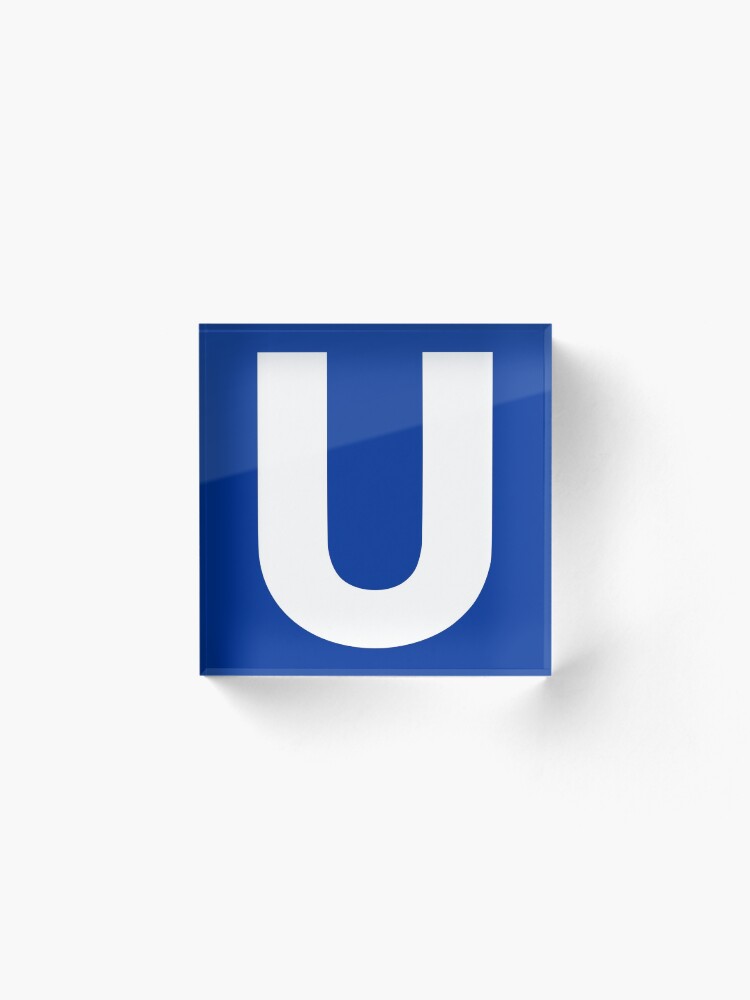 Alternate view of U-Bahn Berlin Acrylic Block
