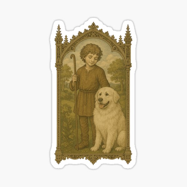 Item preview, Trusty Companion - Pyrenean Mountain Dog Edition designed and sold by Kesterb628.