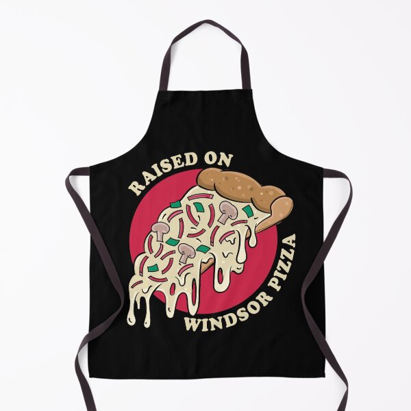 Item preview, Raised on Windsor Ontario Canada Windsor style Pizza logo with shredded pepperoni designed and sold by Jdawnink.