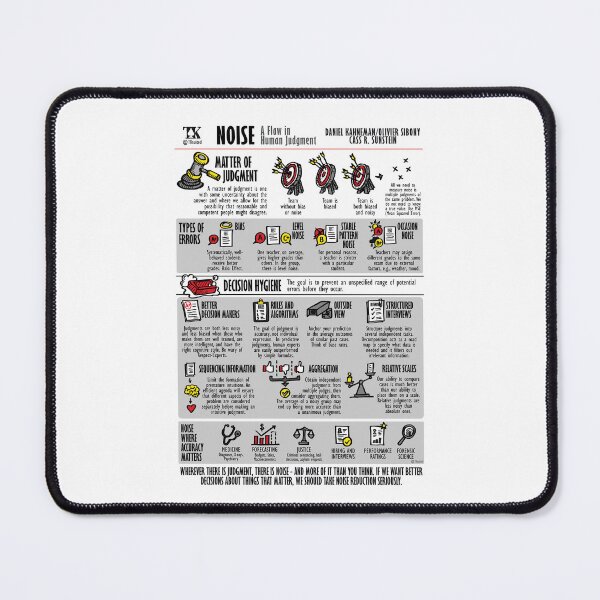 Item preview, Visual Summary Noise (Daniel Kahneman) designed and sold by TKsuited.