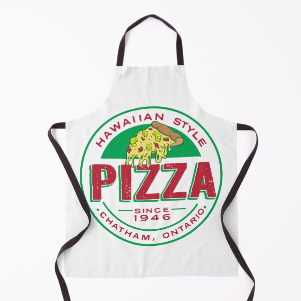 Item preview, Chatham Ontario Canada round Hawaiian Pizza logo style designed and sold by Jdawnink.