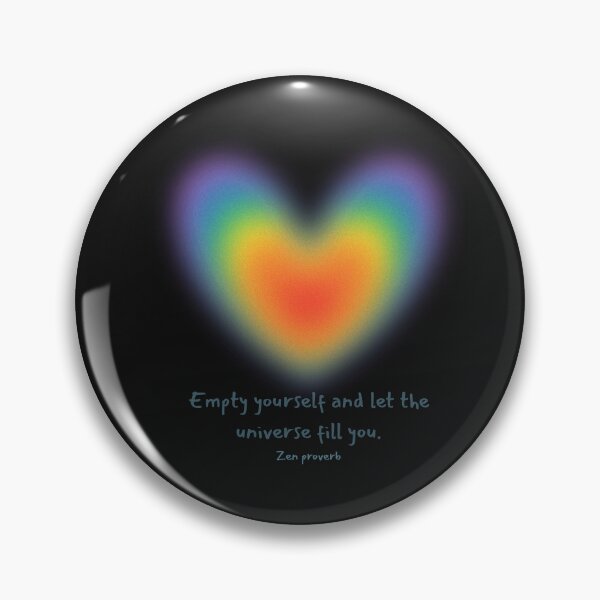 Item preview, Rainbow heart zen proverb designed and sold by XDivineTees.