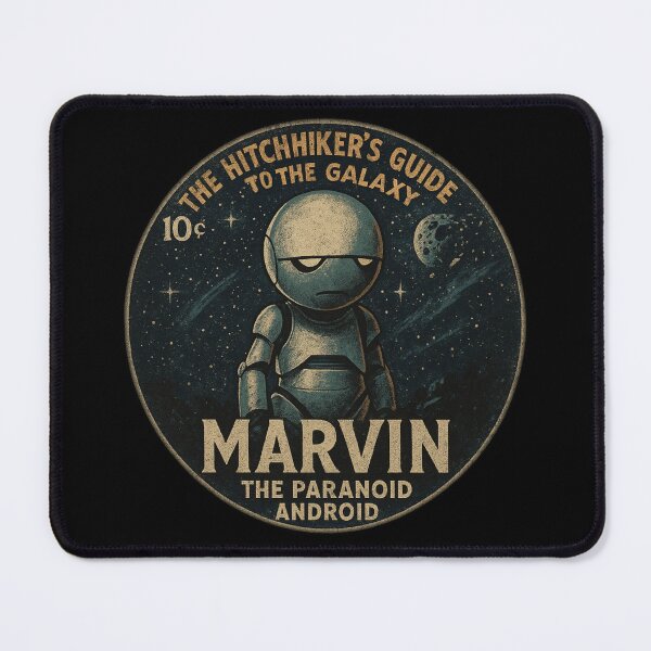 Item preview, Marvin the Paranoid Robot - The Hitchhiker's Guide to the Galaxy designed and sold by Random-Reality.