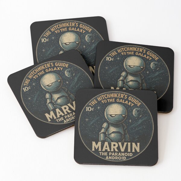 Item preview, Marvin the Paranoid Robot - The Hitchhiker's Guide to the Galaxy designed and sold by Random-Reality.