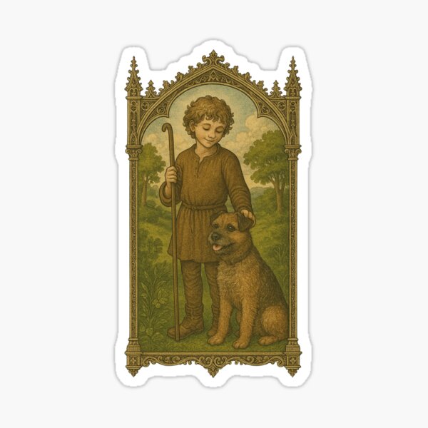 Item preview, Trusty Companion - Border Terrier Edition designed and sold by Kesterb628.