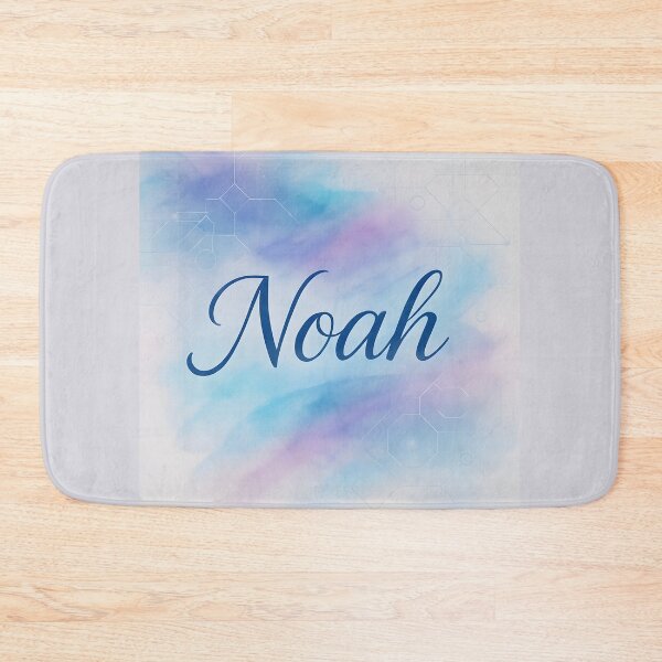 Item preview, Noah Watercolor Calligraphy Art – Elegant Name in Pastel Brushstroke Style designed and sold by VoidBloom Studio.