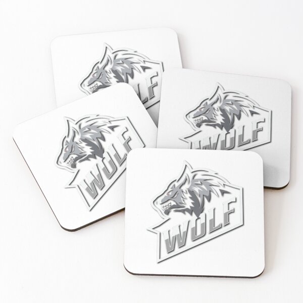 Item preview, Alpha Wolf Logo – Fierce Grey Predator Emblem designed and sold by Lion-Wisdom.