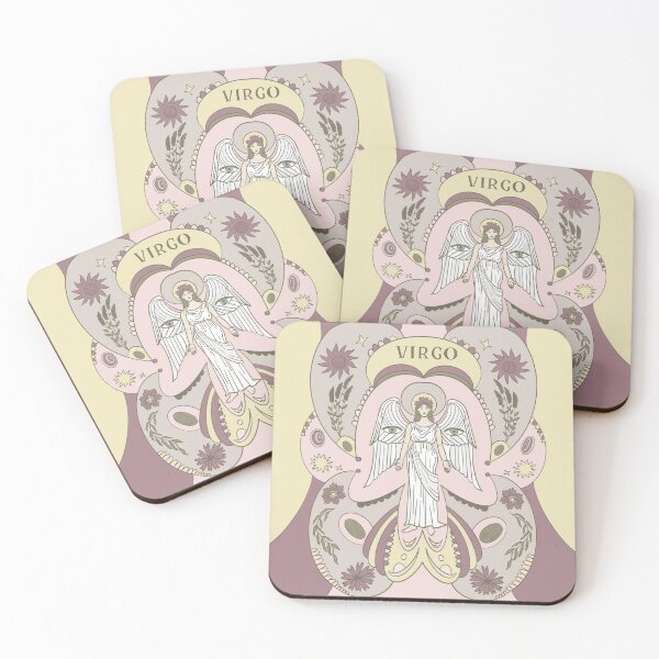 Item preview, Ethereal Virgo | Goddess-Inspired Zodiac Art Print designed and sold by RoseMarie Artistry.