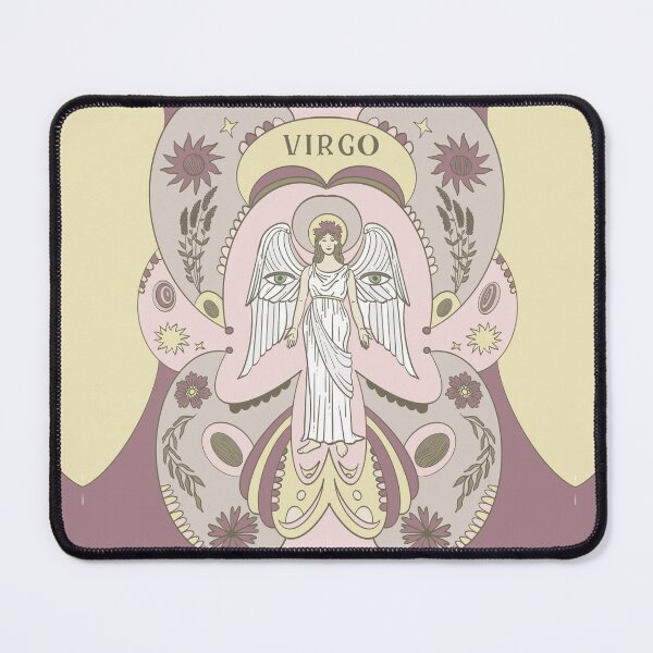 Item preview, Ethereal Virgo | Goddess-Inspired Zodiac Art Print designed and sold by RoseMarie Artistry.