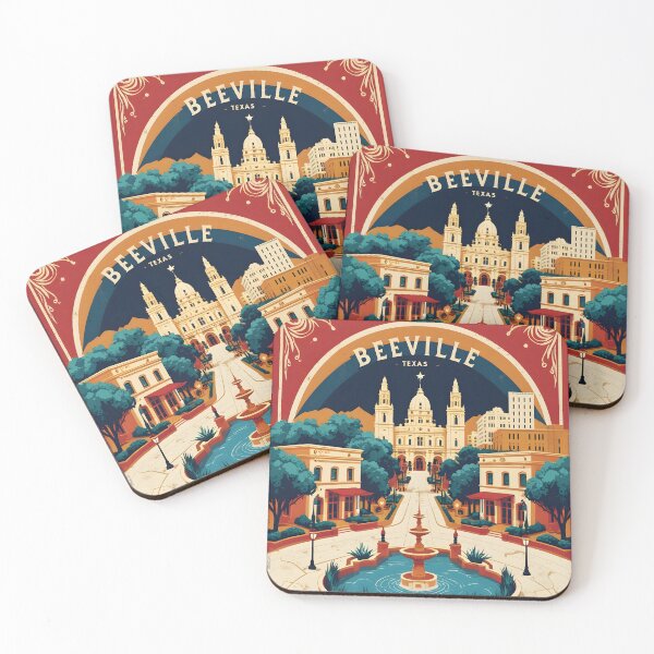Item preview, Beeville Texas USA Vintage Travel Tourism  designed and sold by TravelersGems.