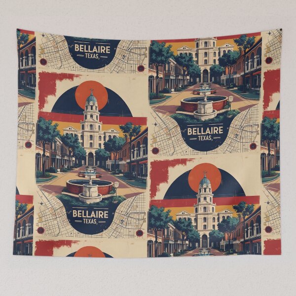 Item preview, Bellaire Texas USA Vintage Travel Tourism designed and sold by TravelersGems.