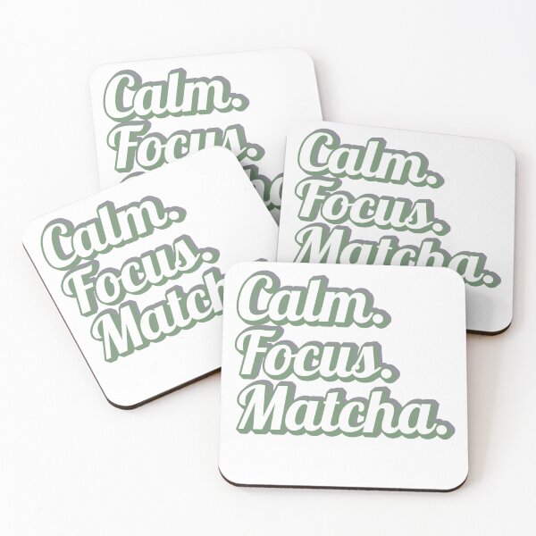 Item preview, Calm, focus, matcha designed and sold by salimkaswiss.