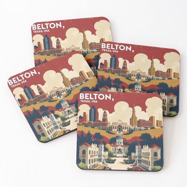 Item preview, Belton Texas USA Vintage Travel Tourism  designed and sold by TravelersGems.