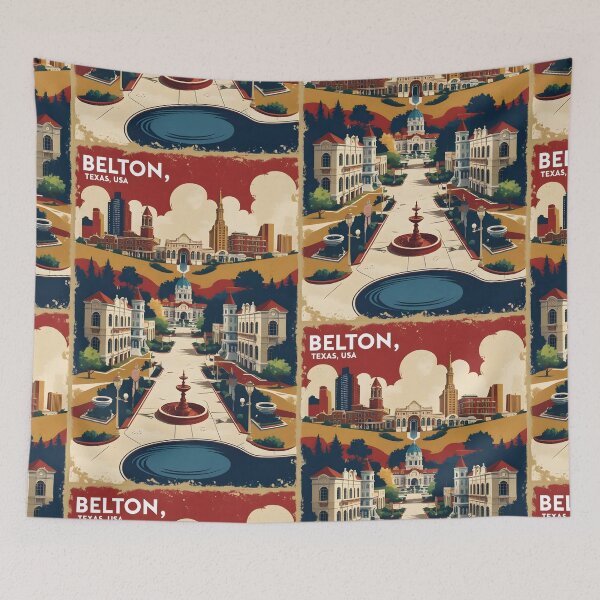 Item preview, Belton Texas USA Vintage Travel Tourism  designed and sold by TravelersGems.