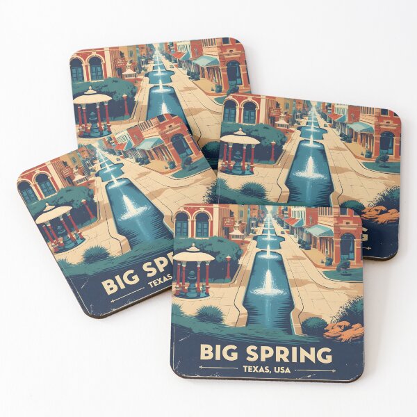 Item preview, Big Spring Texas USA Vintage Travel Tourism  designed and sold by TravelersGems.