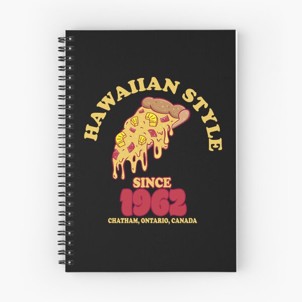 Item preview, Chatham Ontario Canada invented Hawaiian Pizza slice logo style designed and sold by Jdawnink.