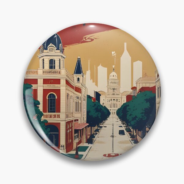 Item preview, Brenham Texas USA Vintage Travel Tourism designed and sold by TravelersGems.