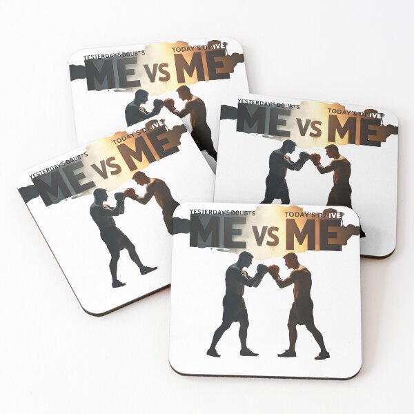 Item preview, Me vs Me – Motivational Battle designed and sold by MyFashionDreams.