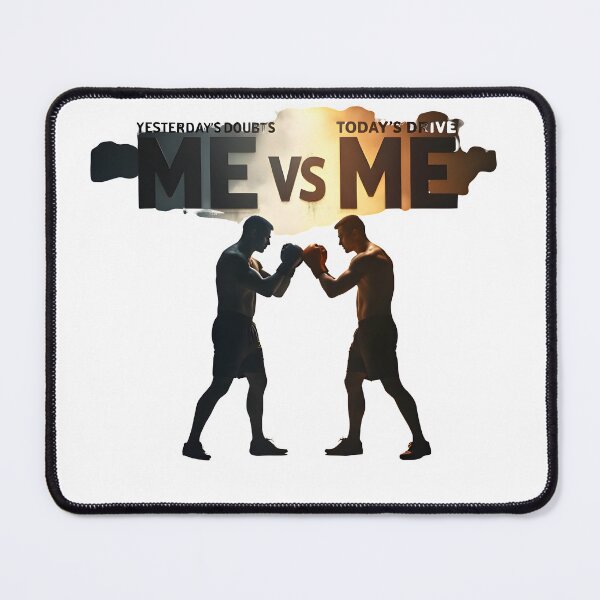Item preview, Me vs Me – Motivational Battle designed and sold by MyFashionDreams.