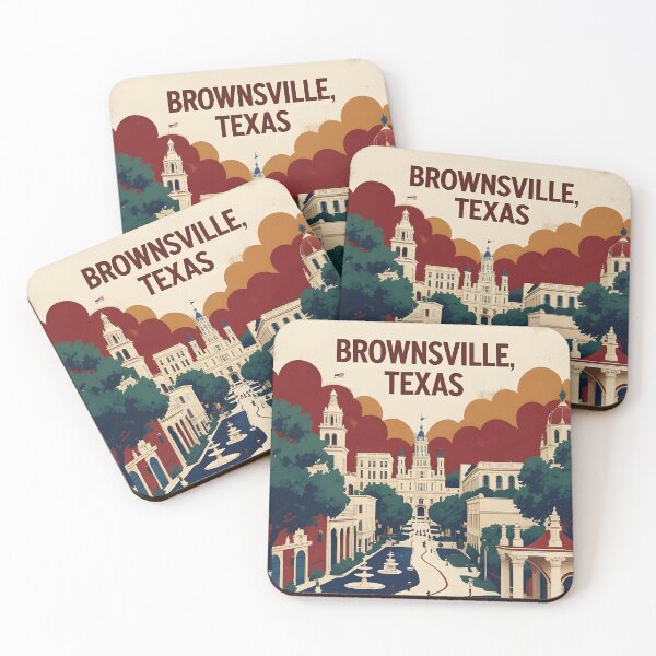 Item preview, Brownsville Texas USA Vintage Travel Tourism  designed and sold by TravelersGems.