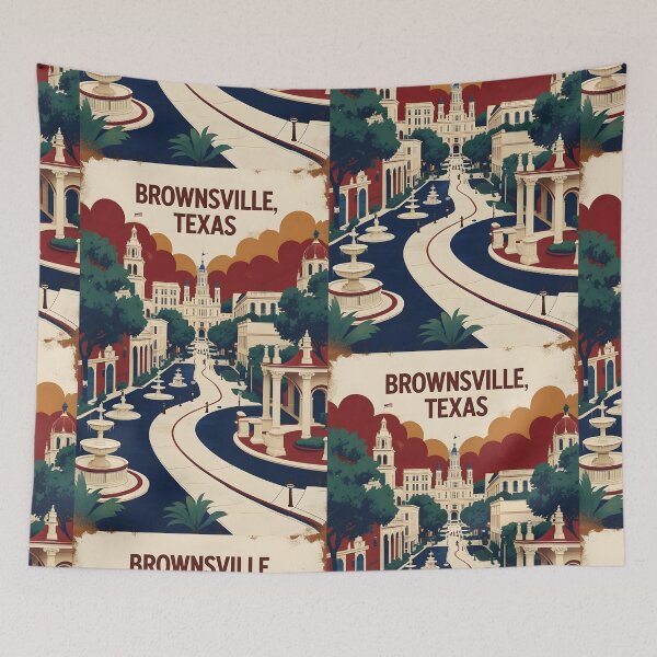 Item preview, Brownsville Texas USA Vintage Travel Tourism  designed and sold by TravelersGems.