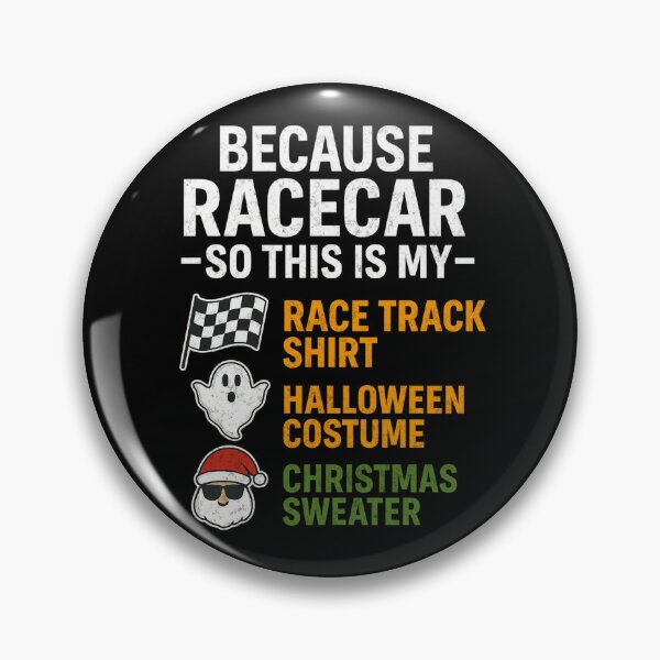 Item preview, Because Racecar So This Is My Race Track Halloween Costume Christmas Sweater Funny Racing Holiday  designed and sold by CarantinedChaos.