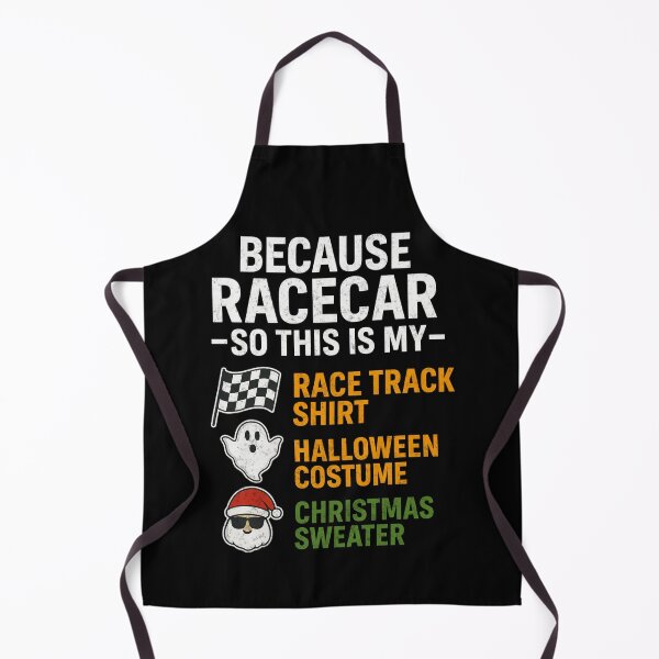 Item preview, Because Racecar So This Is My Race Track Halloween Costume Christmas Sweater Funny Racing Holiday designed and sold by CarantinedChaos.