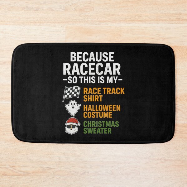 Item preview, Because Racecar So This Is My Race Track Halloween Costume Christmas Sweater Funny Racing Holiday  designed and sold by CarantinedChaos.