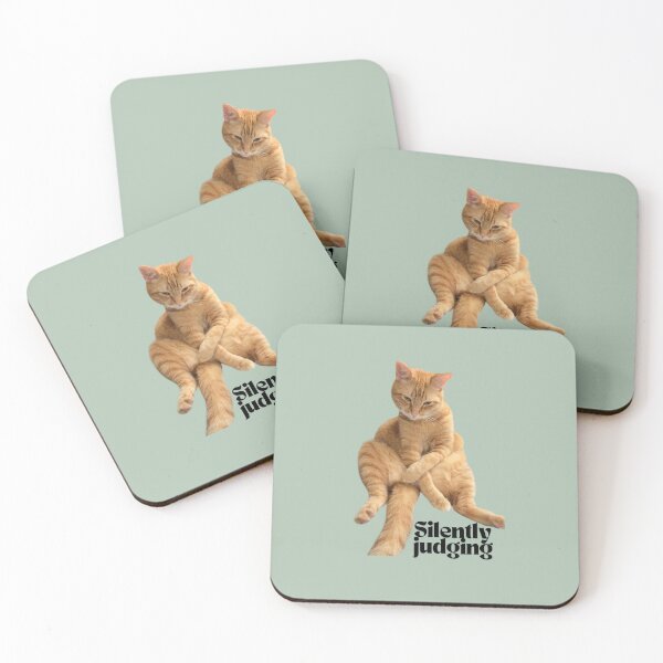 Item preview, Judgmental Cat - Black Font designed and sold by HappyHippo412.