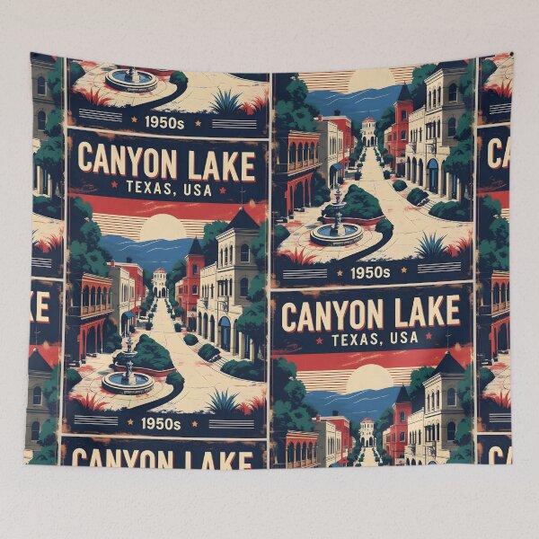 Item preview, Canyon Lake Texas USA Vintage Travel Tourism  designed and sold by TravelersGems.