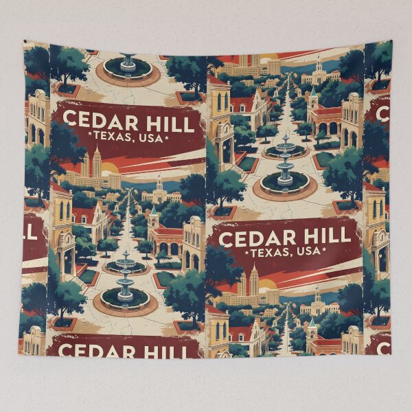 Item preview, Cedar Hill Texas USA Vintage Travel Tourism  designed and sold by TravelersGems.